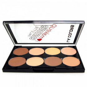 L.A. Girl I Love Make Up Contour 8 Shades Palette  L.A. Girl I Love Make Up Contour 8 Shades Palette